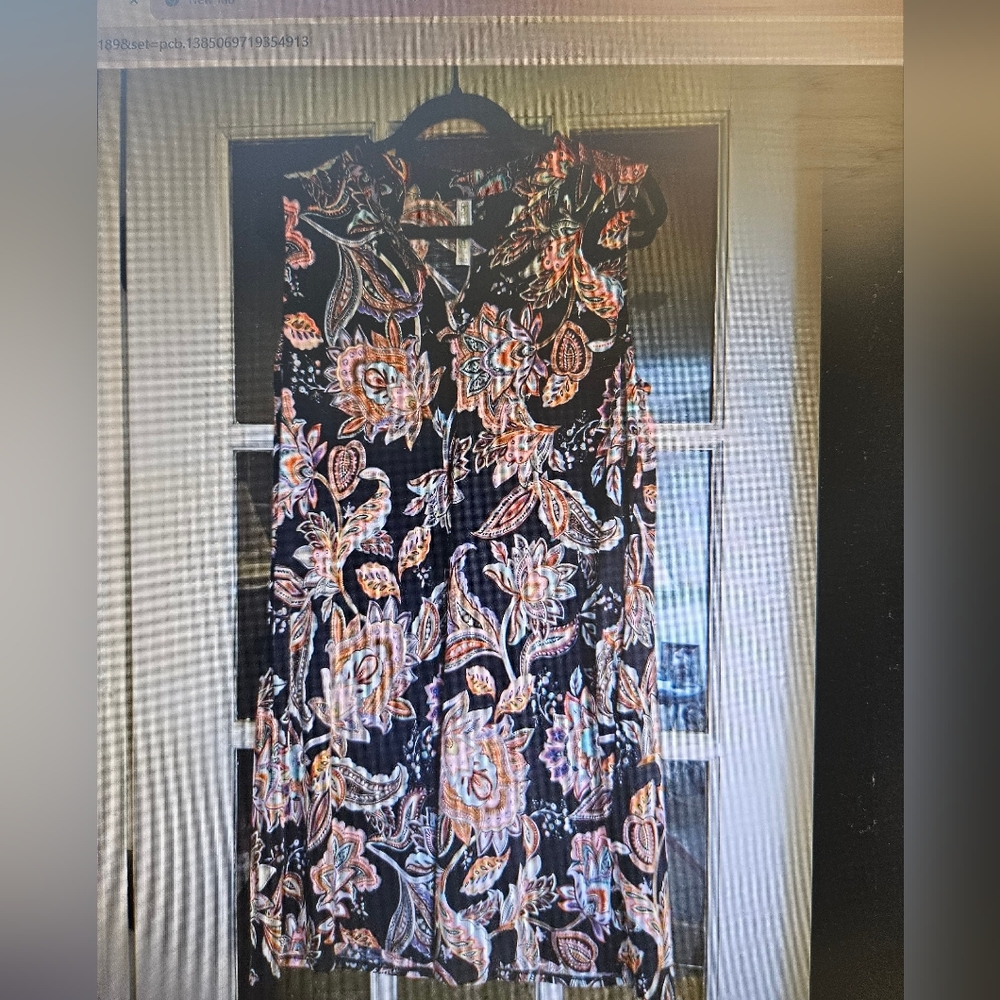 DEAR SCARLETT Lizzie Dress size Large Multicolored New